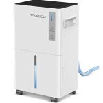 1500 Sq.ft Dehumidifier for Basement, Trazico 21 Pint Quiet Home Dehumidifier with Drain Hose, Smart Humidity Control